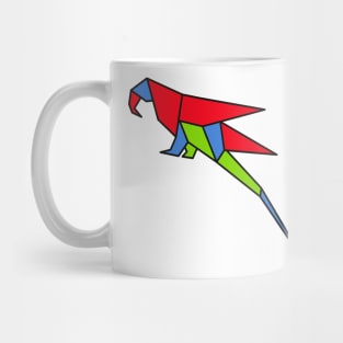 Corloful Parrot- origami style Mug